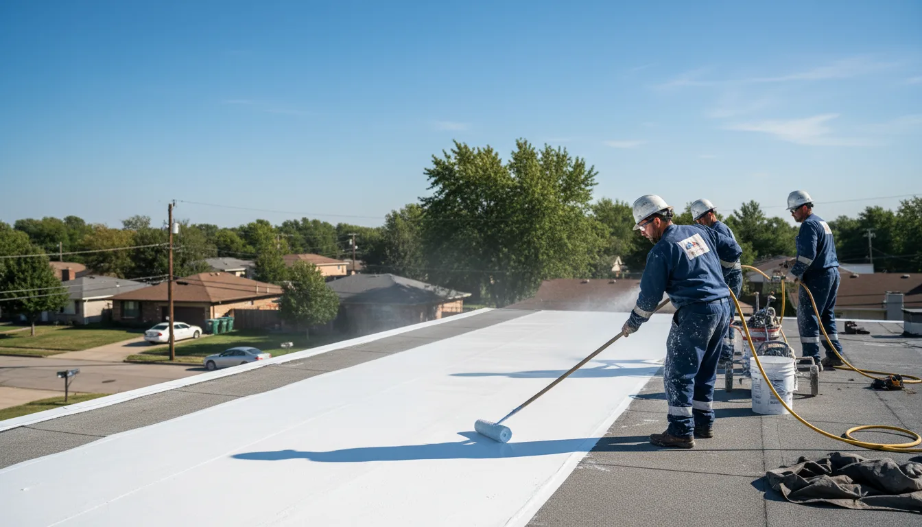 Commercial roof coating in Harpursville, NY near me